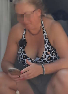 Photos de lingeries : En vacance