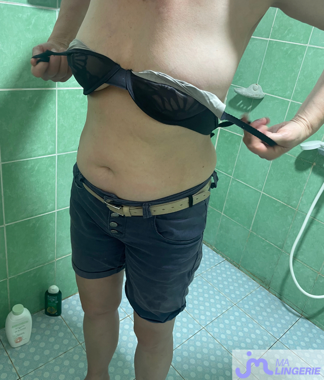 Photos de lingeries : Noir transparent